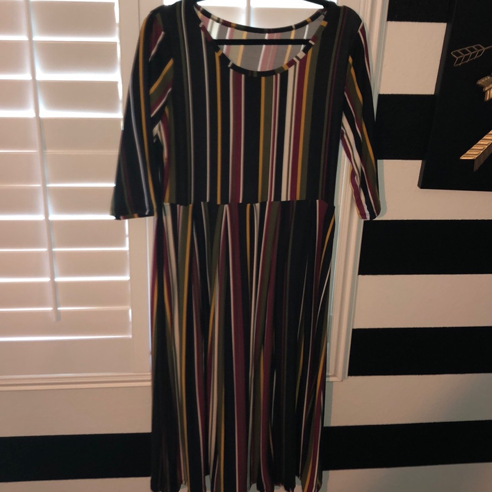 Brand new striped dress